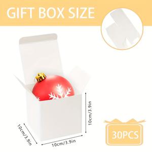 TEMU 그녀/남자를 위한 선물 30개 작은 흰색 사각 상자, 보석, 사탕, 작은 선물, 화장품 및 피규어 보관용