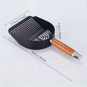 TEMU 애완동물 용품; 고양이 둥지 삽; 애완동물 쓰레기 청소 도구, 화장실 가방, 고양이 상자, 대형 11인치 * 5.3인치; 고양이 쓰레기 삽