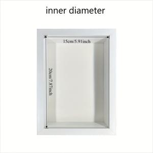 TEMU 3cm 입체 속이 빈 나무 사진액자, 탁상용 디스플레이 스탠드, DIY 핸드메이드 , 나비 표본 박제, 공예품, 기념품 전시용으로 적합. 발렌타인데이 선물용으로 적합. 액자만