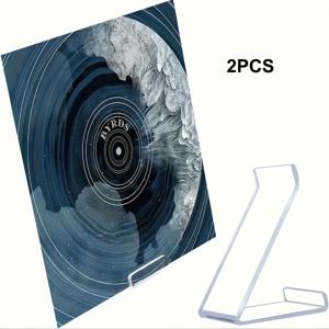 TEMU 2/4개 비닐 레코드 홀더 쇼케이스. 조립 없이 개별 LP를 보관할 수 있습니다. 아크릴 재질로 제작되었으며, 스타일리시한 앨범 홀더로 음악 애호가를 위한 훌륭한 선물이 될 것입니다. 크리스마스 시즌에 레코드를 깔끔하게 정리할 수 있습니다.