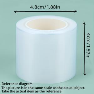 TEMU 1롤 다기능 텔레스코픽 필름 테이프 | 병, 야외, 여행, 캔, 주방, 눈썹, 속눈썹, 식물 복원에 적합, 전원 공급 없이 사용하기 쉬움, 병 밀봉 및 식물 접목에 필수