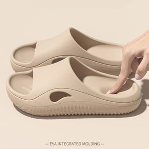 TEMU EVA 일체형 몰딩 패션 슬리퍼! 최신 EVA 일체형 몰딩 기술을 사용하여 아름답고 내구성이 뛰어납니다. 4가지 순수한 색상으로 제공되며 여성용 신발입니다.