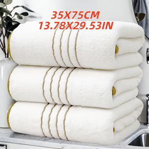 TEMU 3개입 초극세사 코랄 타월, 35X75Cm, 빠른 건조 흡수성 경량 천, 가정, 호텔 및 스파 사용에 적합, 야외 피트니스 및 캠핑 – 이상적인 크리스마스 선물, 세탁용 천, 선물 쇼핑객, 스파 애호가, 내구성 있는 원단