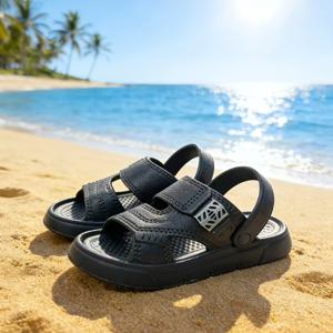 TEMU 남성용 아웃도어 샌들, 부드러운 밑창, 오픈토드 디자인, 캐주얼하고 편안한 착용감에 적합