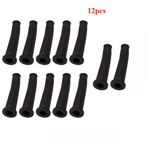 TEMU 케이블용 고무 호스 보호 커버 12개입, 드릴링 머신, 기계, 전동 드릴 비트 및 공구 안전 장치에 적합, 내열 및 내마모성, 전기 불필요