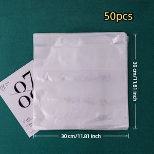 TEMU 30x30cm/30x40cm 대형 꽃 베이스 보수 백 50개, 부케 홀더 물 백, 장미 뿌리 수분 보수 백, 플로리스트 용품, 수분 보수 및 물 저장 백, 플로리스트 포장 및 배송 플라스틱 백