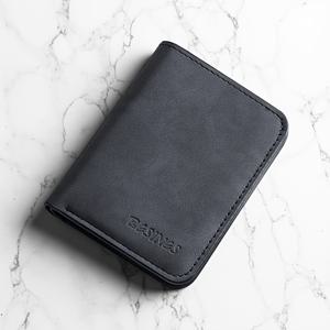 TEMU RFID 차단 기능이 있는 남녀 공용 지갑, 대용량 바이폴드 미니 카드 홀더, 스킴밍 방지 기술 적용, 자석에 의한 ID 카드 손상 방지, 초슬림 컴팩트 현금 및 동전 지갑, 다양한 카드 수납 가능한 소프트 지갑 ()