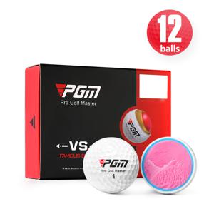 TEMU 골프공 VS 시리즈 박스형 PGM 골프 선물용 공, 3박스 (박스당 12개입), 대형 박스형 토너먼트 골프공, 선물용 골프공