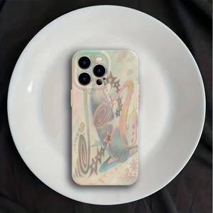 TEMU 아이폰 케이스: 스타일 스티커 아트 폰 케이스, 아이폰 17 16 16E 15 14 13 12 11 프로 맥스 에어 X XR XSMAX 8 7 플러스 렌즈 보호 충격방지 하드 PC 백커버