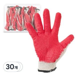 TEMU 터브화이 반코팅 면장갑 화이트 30개, 2026 year