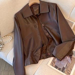 TEMU 여성용 신상 숏 재킷, 트렌디한 멜라드 스타일 소녀들을 위한 재킷