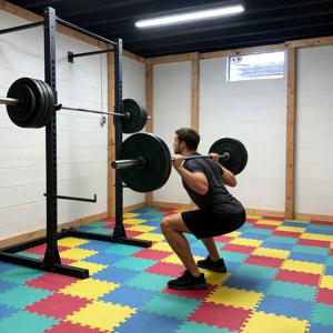 TEMU Fithive 24개입 가성비 세트, 인터로킹 EVA 폼 타일, 고밀도 미끄럼 방지 방음 매트, 홈 헬스장용, 거실, 발코니, 차고 및 테라스용 스타일리시한 바닥 솔루션, 피크닉, 게임 룸, 애완 동물 공간에 적합