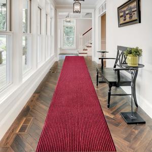 TEMU 6mm 두께의 미끄럼 방지 고무 뒷면이 있는 복도 카펫. 실내외 겸용으로 세탁 가능하며 주방, 현관, 발코니, 차고, 계단, 세탁실, 안뜰, 복도 및 데크와 같은 공간에 적합합니다.