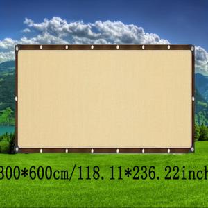 TEMU 베이지 색상 선쉐이드 네트 할인! 두껍고 조밀하게 짜여진 소재로 완벽한 차광 및 냉각 효과 제공. 농장, 테라스, 애완동물 쉼터에 적합하며 세련된 디자인과 실용성을 겸비!