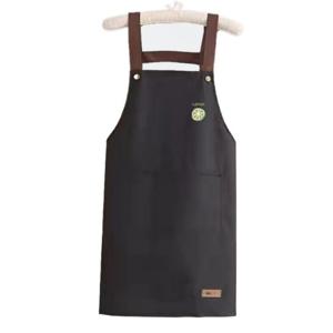 TEMU 이쁜 방수 원피스 카페 앞치마 에이프런