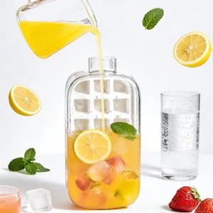 TEMU 실리콘 대용량 얼음 트레이 세트 아이스 물병 겸용 캠핑 출근 운동할 때 사용하기 좋은 과일 얼음 냉수 보틀