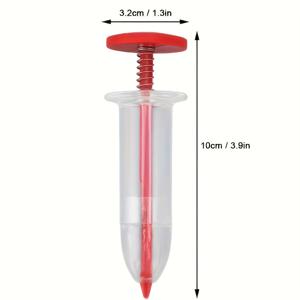TEMU 정원 씨앗 디스펜서, 미니 휴대용 꽃 및 식물 주입기 시더, 원예 씨앗 분배기
