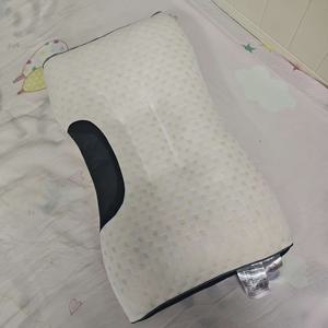 TEMU 1개 인체공학적 딥슬립 목베개 - 조절 가능한 컨투어 지지 베개, 탈부착 커버, 고품질 폴리에스터 충전재, 세탁기 사용 가능, 화이트, 사계절 사용, 목베개, 편안한 수면, 모던 베개, 내구성 있는 베개