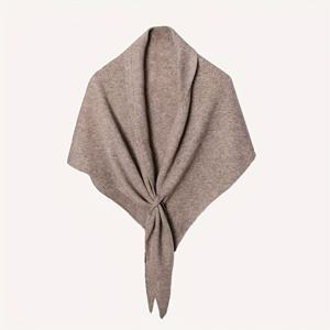 TEMU 여성을 위해 디자인된 스카프 숄 1개. 우아하고 다재다능한 삼각형 모양이 특징입니다. 부드럽고 포근한 목 따뜻이, 단색 숄로 겨울 패션에 완벽합니다. 데일리 외출에 적합하며 훌륭한 휴일 선물이 될 것입니다.