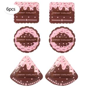 TEMU 3/6개 비스킷 퍼프, 컨실러, 블러셔, 아이섀도우 혼합용 뷰티 메이크업 스펀지, 물에 담그면 확장, 라텍스 프리 건식/습식 겸용 파운데이션 스펀지, 모든 피부 타입에 적합