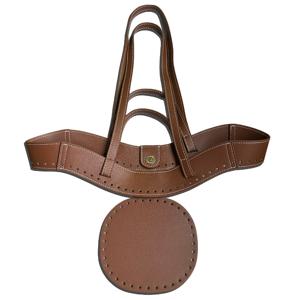 TEMU 17.7인치 대용량 DIY PU 가죽 & 짚 짠 핸드백 만들기 키트 - 골든 락 클로저, 유럽 럭셔리 커브 스트랩, 크로셰/라피아/라이 공예, 여성용 핸드메이드 백 베이스, 지갑/공예 액세서리 세트 (실/DIY, 지갑 만들기와 호환)