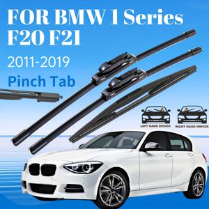 TEMU BMW 1 시리즈 F20 F21용 자동차 전면 후면 와이퍼 세트 (2011-2019년형) 앞유리 와이퍼날 22
