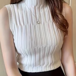 TEMU 세미 하이넥 슬림핏 다용도 베이스 레이어 탑