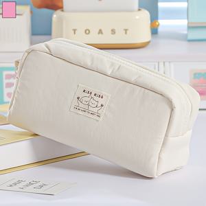 TEMU 새 필통, 대용량 문구 상자, 펜 가방, 여행용 세면도구 가방, 문구 보관 가방, 연필 상자, 마커 상자, 만년필 상자, 뷰티 가방, 메이크업 가방, 책상 문구 정리함, 세면도구 가방, 사무실, 학교 용품에 적합