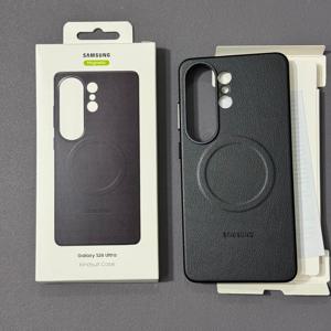 TEMU 휴대폰 케이스 - 삼성 갤럭시 S26Utra 호환 신상 에코 인조 가죽 휴대폰 케이스 S26U 마그네틱 인조 가죽 보호 커버, 간편한 비즈니스 럭셔리, S26U 낙하 방지 미끄럼 방지 인조 가죽 커플 케이스