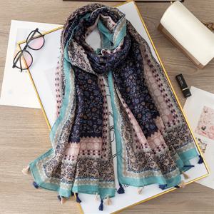 TEMU 1개 180*90cm 패셔너블 프린지 숄, 여성용 가벼운 스카프, 새로운 프린팅 직사각형 넥워머, 야외 비치 타월, 스타일리시하고 부드러운 따뜻한 헤드스카프, 봄과 여름용 사계절 대형 손수건