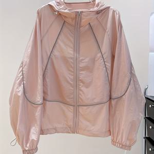 TEMU 여름 신상 한국 스타일 통기성 여성용 가벼운 재킷 루즈핏 다용도 옷 에어컨 가디건