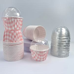 TEMU 48개입 체크무늬 컵케이크 라이너 – 6가지 색상으로 제공되며, 기름 방지 코팅과 더 두꺼운 소재로 제작되었으며, 뚜껑이 있는 경우와 없는 경우 모두 제공 – 결혼식, 파티, 피크닉 및 디저트 디스플레이에 적합합니다.