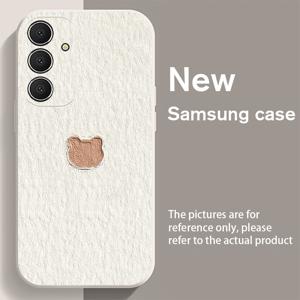 TEMU 휴대폰 케이스 - 여성용 곰돌이 디자인의 TPU 폰 케이스, 삼성 갤럭시 S25/S24Fe/S23+/S22Plus/S21Ultra/S20 시리즈와 호환됩니다. 트렌디한 커플 스타일