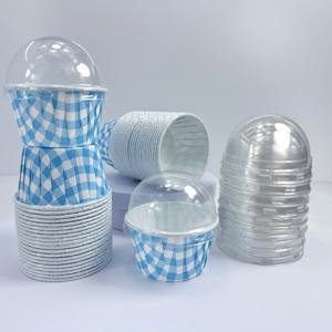 TEMU 48개입 체크무늬 컵케이크 라이너 – 6가지 색상으로 제공되며, 기름 방지 코팅과 더 두꺼운 소재로 제작되었으며, 뚜껑이 있는 경우와 없는 경우 모두 제공 – 결혼식, 파티, 피크닉 및 디저트 디스플레이에 적합합니다.