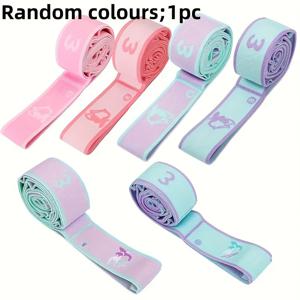 TEMU 다기능 저항 밴드 1개, 요가 훈련 보조 스트레칭 밴드, 탄성 밴드, 초보자용, 성인 연습용, 댄스용, 필라테스용