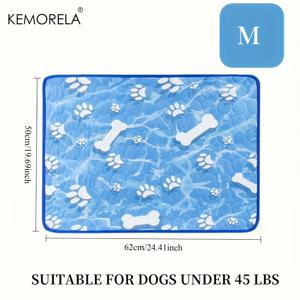 TEMU KEMORELA [2026 업그레이드 쿨링 강아지 매트리스] 여름 반려동물 쿨링 매트/강아지 수면 매트 - 땀 흡수 표면 - 반려동물을 여름 내내 시원하고 편안하게 유지