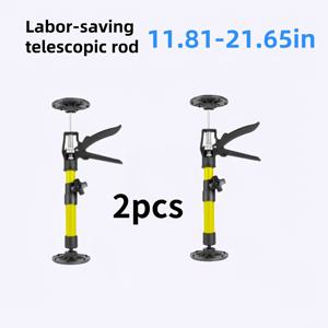 TEMU 2개입, 다기능 캐비닛 설치 지지대, 회전식 미끄럼 방지 베이스 포함, -116.14인치 텔레스코픽 브래킷, 재질, 욕실 거울 및 세면대에 강력한 하중 지지, 66 Lbs 용량