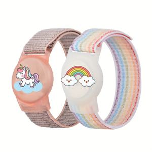 TEMU 이 세트는 Airtag 보호 케이스로 적합하며, 부드럽고 통기성이 좋은 나일론으로 제작된 귀여운 손목 밴드 디자인을 특징으로 합니다. Airtag과 호환되는 스트랩이 포함되어 있으며, 남녀공용이며 다양한 색상으로 제공됩니다.