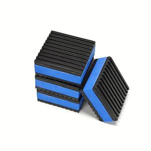 TEMU 4개 세트 충격 흡수 패드 5cm*5cm*2.2cm EVA 코어 방음 패드, 공기압축기, 에어컨, 런닝머신, HVAC, 세탁기, 건조기, 중장비 안정화용 고강도 진동 패드