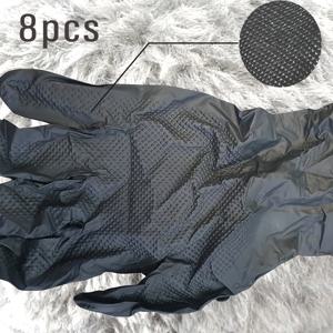 TEMU 텍스처 두꺼운 니트릴 장갑, 리즈 텍스처, 자동차, 야외 및 청소용으로 적합, 가정 필수 청소 장갑, 터치 스크린 장갑, 야외 장갑, 여행용 장갑, 사계절 사용, 일회용 라텍스 프리 장갑