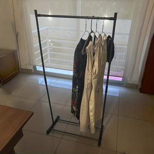 TEMU 다기능 조절식 걸이 로드 - 드릴 없이 설치하는 욕실, 주방, 옷장용 텔레스코픽 선반, 수건, 옷, 가방, 조리 도구를 위한 튼튼한 공간 절약형 정리함, 설치가 용이한 수납 랙