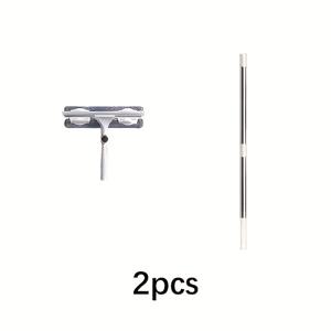 TEMU 137cm 길이 헤비듀티 리트랙터블 창문 청소기, 긴 손잡이, 창문 와이퍼 및 스크래퍼, 텔레스코픽 로드, 분리 및 세척 가능한 패드, 고층 건물용, 창문 청소 도구, 윈드실드 청소 도구, 창문 청소