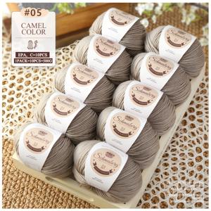 TEMU 80% 메리노 울과 20% 폴리에스터 섬유가 함유된 10볼 컬러 얀. 풍부하고 부드럽고 편안하며 2.0-3.0 바늘 뜨개질에 적합 - 얀 - 뜨개질 및 재봉에 이상적 - 훌륭한 선물 선택 - 당신이 좋아하는 색상을 선택하세요!