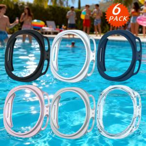 TEMU [6개입/세트] 삼성 8 (40mm/44mm)용 경량 할로우 케이스, 새로운 프로스트 PC 할로우 디자인, 패셔너블하고 매력적인 경량 케이스, 스포츠 비즈니스