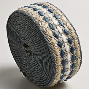 TEMU 3 야드 폴리에스터 자카드 웨빙 스트랩, 1.5 인치 너비, 도트 패턴, DIY 공예 지갑 및 가방 액세서리, DIY 지갑 만들기