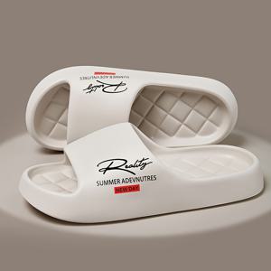 TEMU 패셔너블하고 매우 섹시한 EVA 슬리퍼, 미끄럼 방지, 캐주얼 슬리퍼, 체크무늬 텍스처 - 실내/실외용, 해변 및 바다용으로 완벽, 남녀공용, 모든 계절에 적합, 다양한 색상 제공, 여성 신발