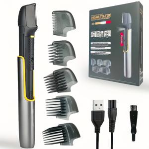 TEMU 남성용 면도기, 민감한 부위 면도기, 남성 헤어 제거 에필레이터 트리머, 비키니 라인 바디