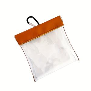 TEMU 1개 투명 골프백, 자동 잠금 볼마커 파우치, 웨이스트백, PVC 퍼팅 그린 포크, 볼티, 마커 수납백, 골프 액세서리 도구 키트