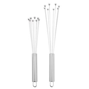 TEMU 1개/2개 스테인리스 스틸 볼 계란 비터, 수동 비드 크림 믹서, 미니 볼 믹서, 주방용 도구, 베이킹 및 혼합에 적합, 크리스마스, 추수감사절, 어머니날 선물