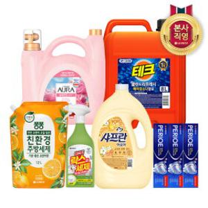 [LG생활건강]생활필수품 BEST 특가 모음전! (테크/샤프란/아우라/홈스타/페리오/죽염/자연퐁/쉬크  外)